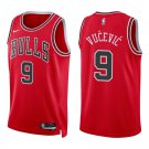 Bulls #9 Nikola Vucevic Red Swingman Jersey