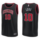 Bulls #10 Bob Love Black Swingman Jersey