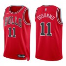 Bulls #11 Ayo Dosunmu Red Swingman Jersey