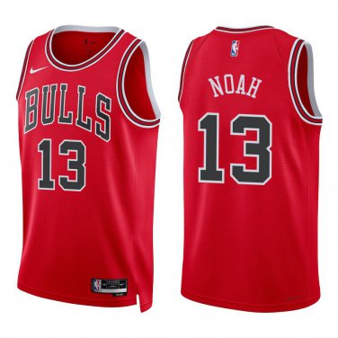Bulls #13 Joakim Noah Red Swingman Jersey