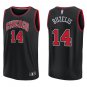 Bulls #14 Matas Buzelis Black Swingman Jersey