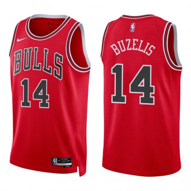 Bulls #14 Matas Buzelis Red Swingman Jersey