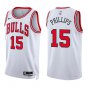 Bulls #15 Julian Phillips White Swingman Jersey