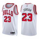 Bulls #23 Michael Jordan White Swingman Jersey