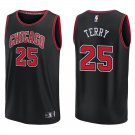 Bulls #25 Dalen Terry Black Swingman Jersey
