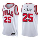 Bulls #25 Dalen Terry White Swingman Jersey