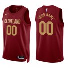 Cavaliers #00 Custom Name And Number Wine Swingman Jersey