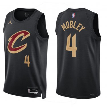 Cavaliers #4 Evan Mobley Black Swingman Jersey