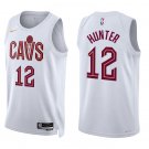 Cavaliers #12 De'Andre Hunter White Swingman Jersey