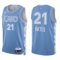 Cavaliers #21 Emoni Bates Blue City Swingman Jersey