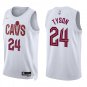 Cavaliers #24 Jaylon Tyson White Swingman Jersey