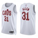 Cavaliers #31 Jarrett Allen White Swingman Jersey