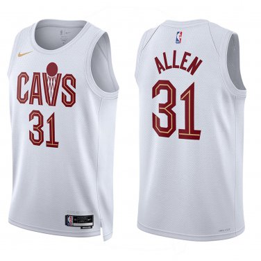 Cavaliers #31 Jarrett Allen White Swingman Jersey