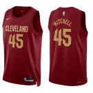 Cavaliers #45 Donovan Mitchell Wine Swingman Jersey
