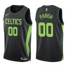 Celtics #00 Robert Parish Black City Swingman Jersey