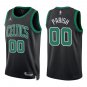 Celtics #00 Robert Parish Black Statement Swingman Jersey