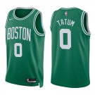 Celtics #0 Jayson Tatum Green Swingman Jersey