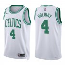 Celtics #4 Jrue Holiday White Swingman Jersey