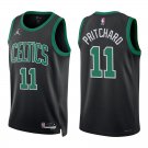 Celtics #11 Payton Pritchard Black Statement Swingman Jersey