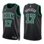 Celtics #17 John Havlicek Black Statement Swingman Jersey