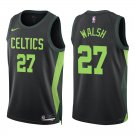 Celtics #27 Jordan Walsh Black City Swingman Jersey