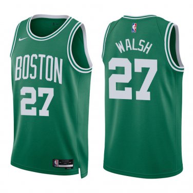 Celtics #27 Jordan Walsh Green Swingman Jersey