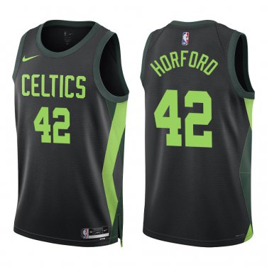 Celtics #42 Al Horford Black City Swingman Jersey