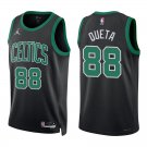 Celtics #88 Neemias Queta Black Statement Swingman Jersey
