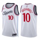 Clippers #10 Bogdan Bogdanovic 24-25 White Swingman Jersey
