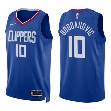 Clippers #10 Bogdan Bogdanovic Royal Blue Swingman Jersey