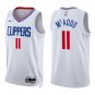 Clippers #11 Bob McAdoo White Swingman Jersey