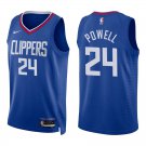 Clippers #24 Norman Powell Royal Blue Swingman Jersey