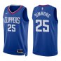 Clippers #25 Ben Simmons Royal Blue Swingman Jersey