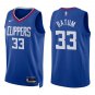 Clippers #33 Nicolas Batum Royal Blue Swingman Jersey