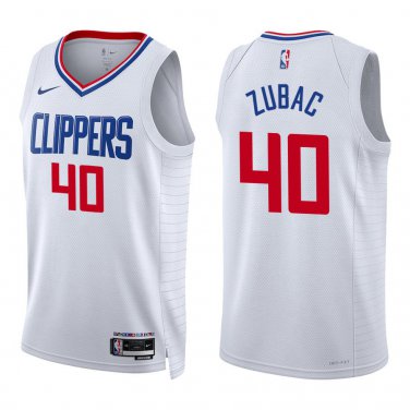 Clippers #40 Ivica Zubac White Swingman Jersey