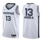 Grizzlies #13 Jaren Jackson Jr. White Swingman Jersey