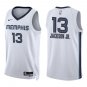 Grizzlies #13 Jaren Jackson Jr. White Swingman Jersey