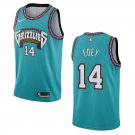 Grizzlies #14 Zach Edey Teal Classic Swingman Jersey