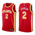 Hawks #2 Joe Johnson Red Swingman Jersey