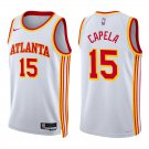 Hawks #15 Clint Capela White Swingman Jersey