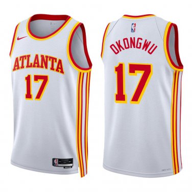 Hawks #17 Onyeka Okongwu White Swingman Jersey