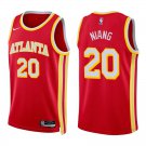 Hawks #20 Georges Niang Red Swingman Jersey