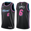 Heat #6 LeBron James Black City Swingman Jersey Heat #6 LeBron James Black City Swingman Jersey