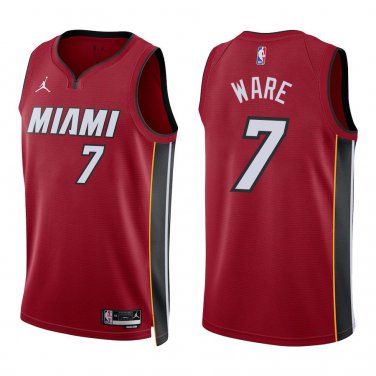 Heat #7 Kel'el Ware Red Swingman Jersey