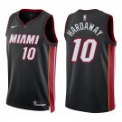 Heat #10 Tim Hardaway Black Swingman Jersey