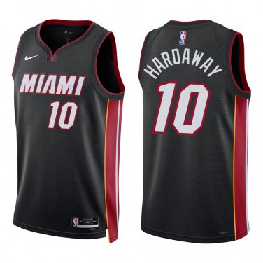 Heat #10 Tim Hardaway Black Swingman Jersey