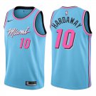Heat #10 Tim Hardaway Light Blue Swingman Jersey
