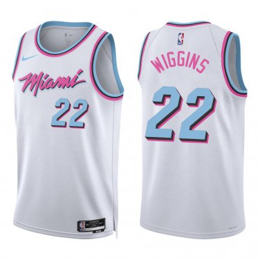 Heat #22 Andrew Wiggins White City Swingman Jersey