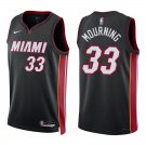 Heat #33 Alonzo Mourning Black Swingman Jersey