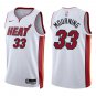 Heat #33 Alonzo Mourning White Swingman Jersey